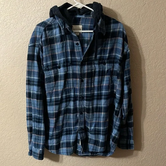 AE Hooded Flannel - Picture 4 of 7